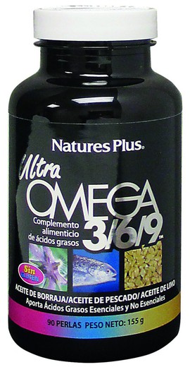 Nature´S Plus Ultra Omega 3/6/9 90 Perlas