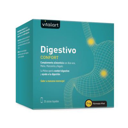 Vitalart Digestivo Confort 20 sticks líquidos