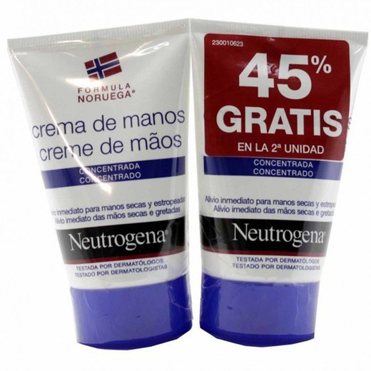 Neutrogena Crema De Manos Concentrada 50 Ml 2 U