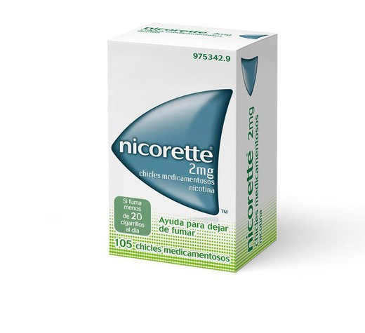 Nicorette 2 Mg 105 Chicles