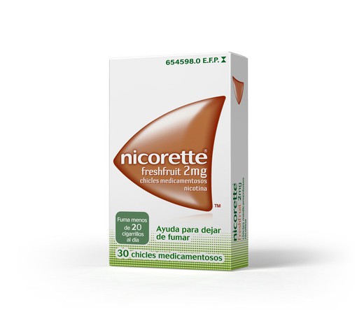 Nicorette Freshfruit 2 Mg 30 Chicles