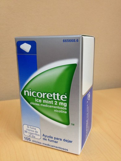 Nicorette Ice Mint 2 Mg 105 Chicles