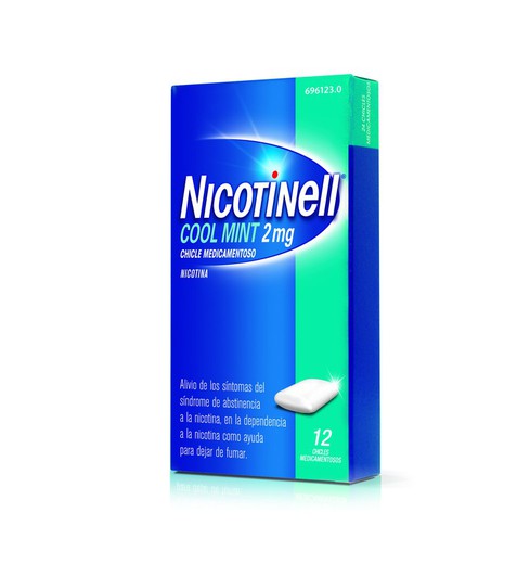 Nicotinell Cool Mint 2 Mg 12 Chicles Medicamento