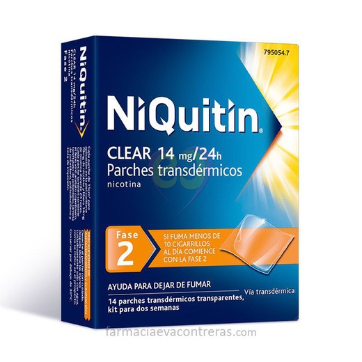 Niquitin Clear 14 Mg/24 H 14 Parches Transdermic