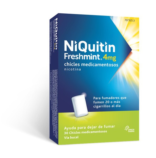 Niquitin Freshmint 4 Mg 30 Chicles