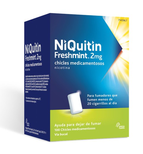 Niquitin Freshmint Gums 2 Mg 100 Chicles