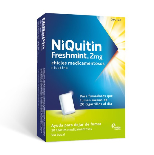 Niquitin Freshmint Gums 2 Mg 30 Chicles