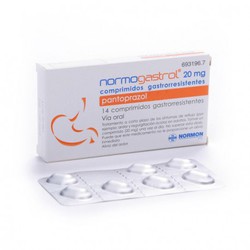 Normogastrol 20 mg 14 Comprimidos Gastrorres