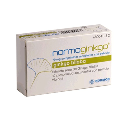 Normoginkgo 70 Mg 30 Comprimidos