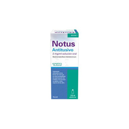 Notus Antitusivo 2 Mg/Ml Solucion Oral 1 Frasco