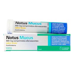 Notus Mucus 600 Mg 20 Comprimidos Efervescentes