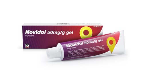 Novidol 50 Mg/G Gel Topico 60 G