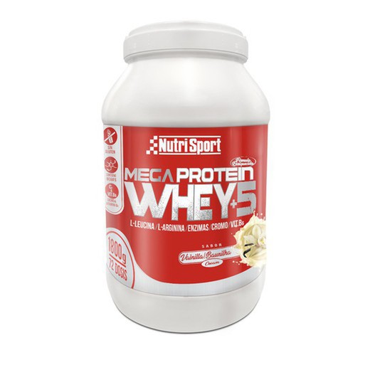 Nutrisport Mega Protein Whay 5 Vainilla 900 g