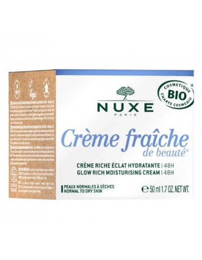 Nuxe Creme Fraiche Rica Iluminadora Hidratante 50 ml