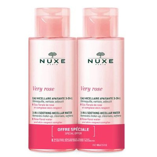 Nuxe Very Rose Agua Micelar Duplo 2x400 ml