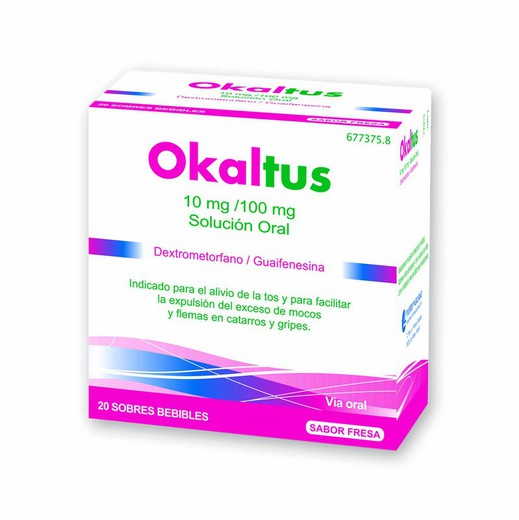 Okaltus 10/100 Mg 20 Sobres Solucion Oral 5 Ml