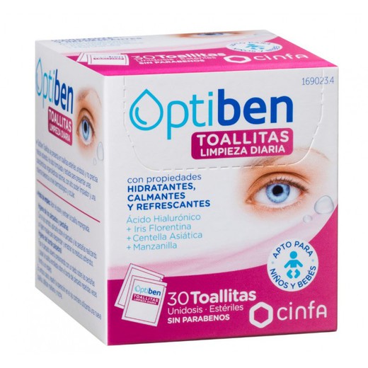 Optiben Toallitas 30 Unidades