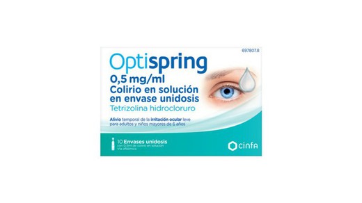 Optispring 0.5 Mg/Ml Colirio 10 Monodosis Soluci