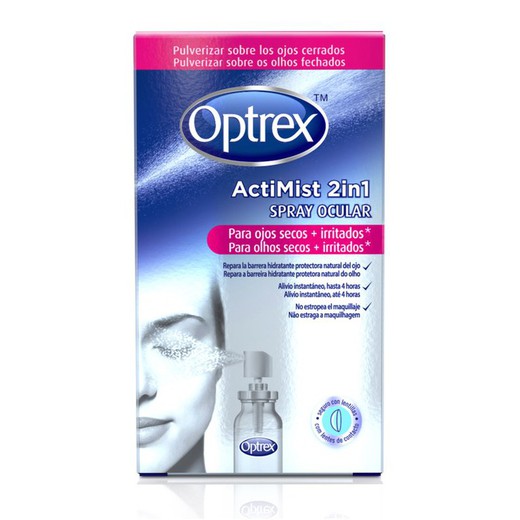 Optrex Actimist 2 En 1 Ojos Secos E Irritados Spray 10 Ml