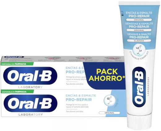 Oral-B Repair Encías&Esmalte Pasta Duplo 2x100 ml