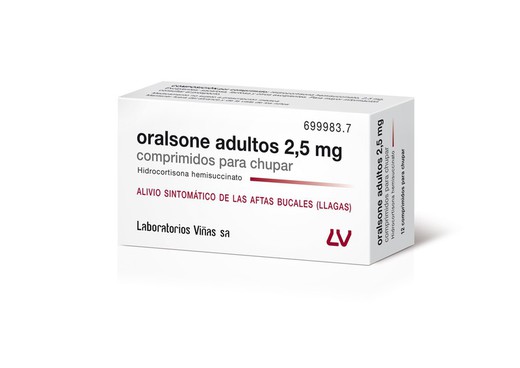 Oralsone Adultos 2.5 Mg 12 Comprimidos Para Chup