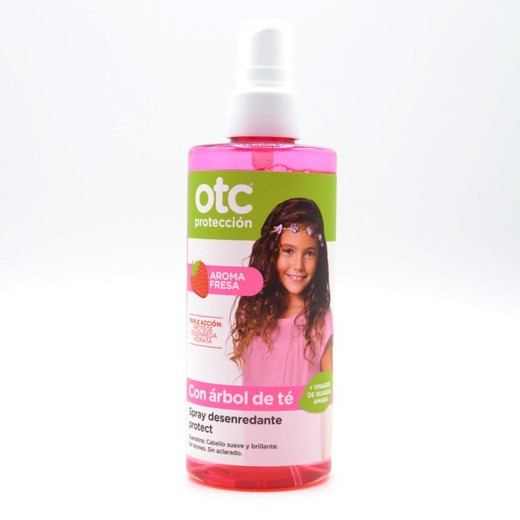 Otc Antipiojos Protege Spray Desenredante Fresa 250 ml