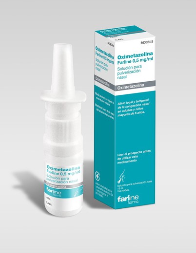 Oximetazolina Farline 0.5 Mg/Ml Nebulizador Nasa
