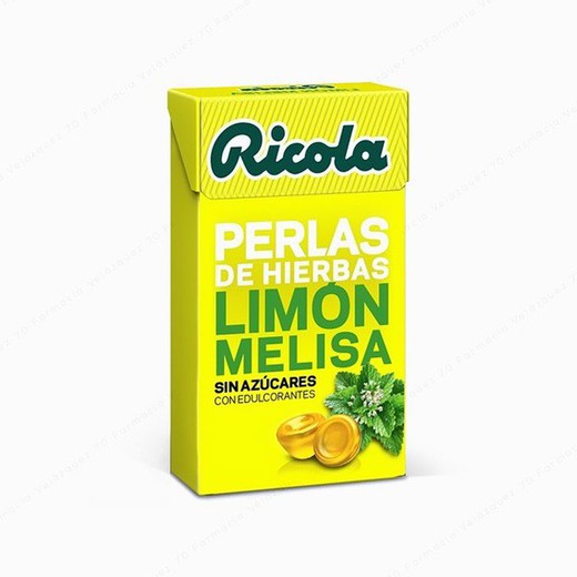 Perlas Ricola Limon Melisa