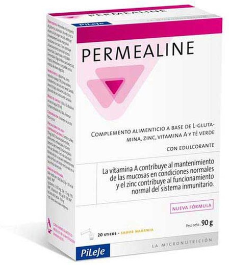 Permealine 20 Sticks Sabor Naranja