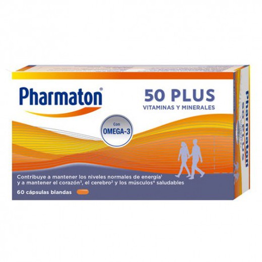 Pharmaton 50 Plus 60 cápsulas blandas