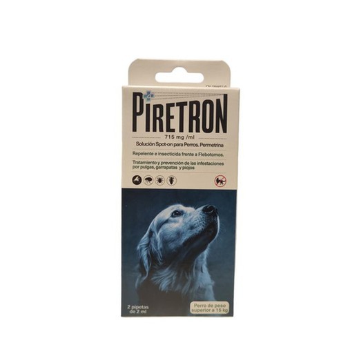 Piretron Pipeta Perros +15kg 2x2ml