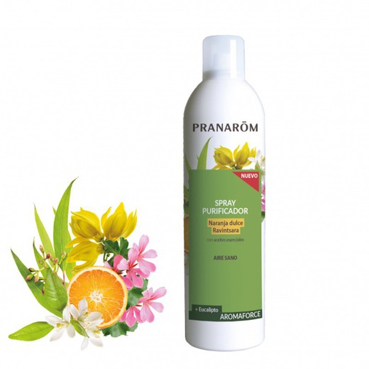 Pranarom Aromaforce Spray Purificador Naranja Dulce-Ravintsara 400 ml