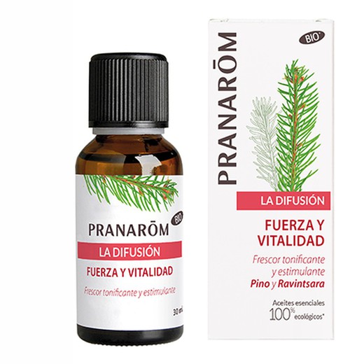 Pranarom Mezcla Para Difusor Fuerza Y Vitalidad 30ml