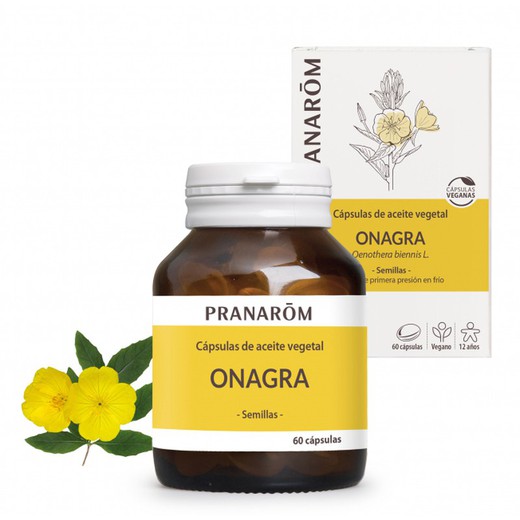 Pranarom Onagra 60 cápsulas aceite vegetal