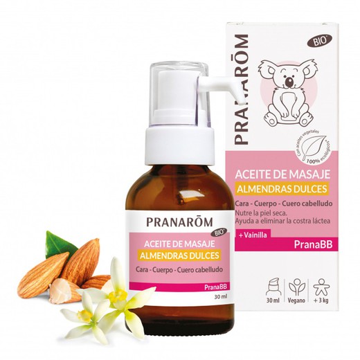 Pranarom PranaBB Aceite de Masaje Almendras Dulces 30 ml