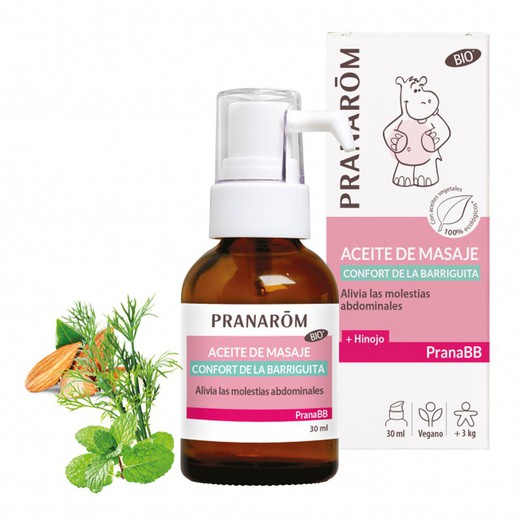 Pranarom PranaBB Aceite de Masaje Confort de la Barriguita 30 ml