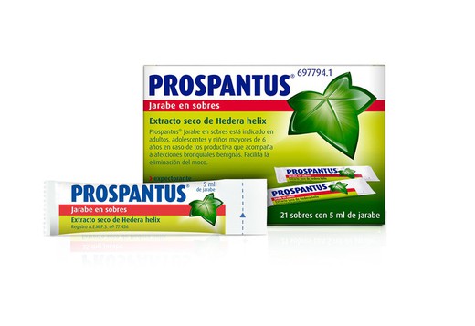 Prospantus 35 Mg 21 Sobres Jarabe 5 Ml