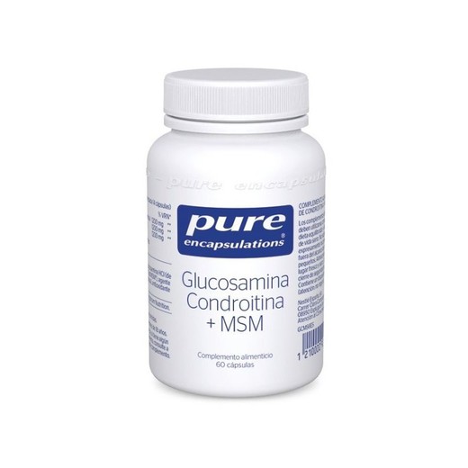 Pure Encapsulations Glucosamina Condroitina + MSM 60 caps