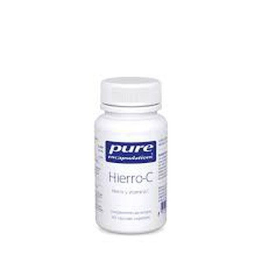 Pure Encapsulations Hierro-C 60 cápsulas
