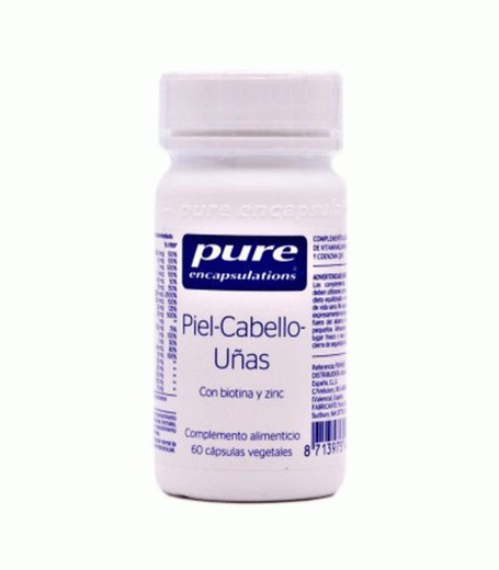 Pure Encapsulations Piel-Cabello-Uñas 60 cápsulas