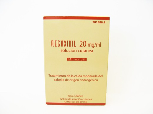 Regaxidil 20 Mg/Ml Solucion Cutanea 2 Frascos 60