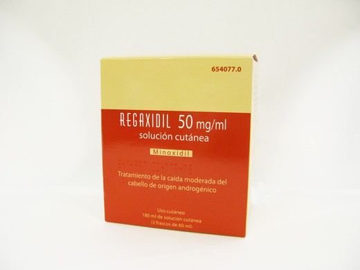 Regaxidil 50 Mg/Ml Solucion Cutanea 3 Frascos 60