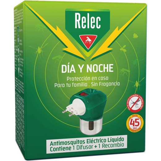 Relec Día y Noche Antimosquitos Eléctrico Líquido