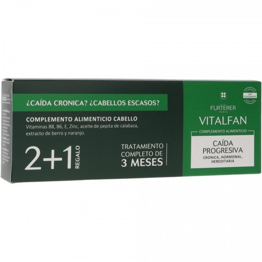 Rene Furterer Vitalfan Anticaída Progresiva 60 Cápsulas + 30 Gratis