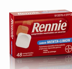 Rennie 48 Comprimidos Masticables C/ Sacarosa