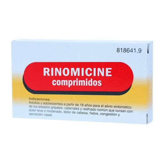 Rinomicine Activada 10 Comprimidos