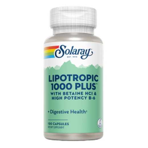 SOLARAY Lipotropic 1000 Plus - 100 Cápsulas