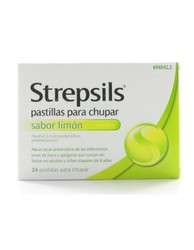 Strepsils 24 Pastillas Para Chupar Limon