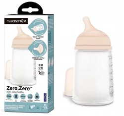 Suavinex Biberón Anticólico 270 ml +3m Tetina M Silicona ZERØ.ZERØ