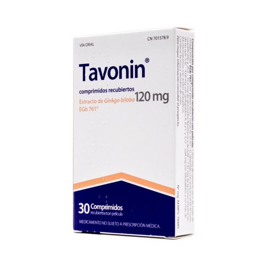 Tavonin 120 Mg 30 Comp